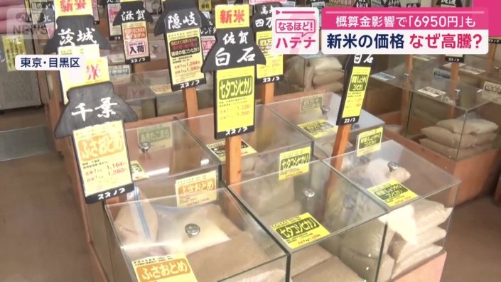 新米の価格が異常なほど高騰