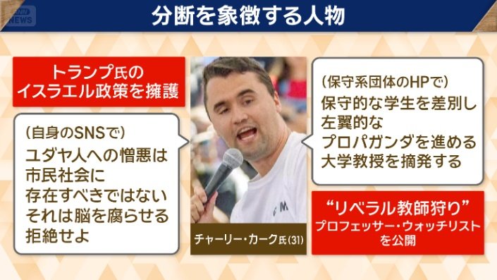 分断を象徴する人物
