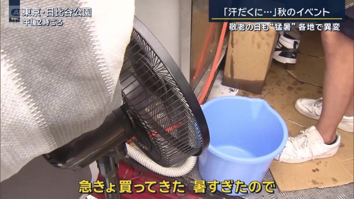 調理中の人