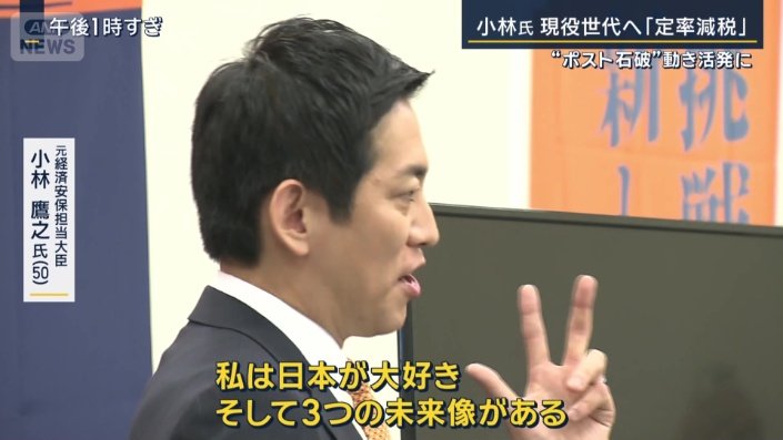 小林鷹之元経済安保担当大臣
