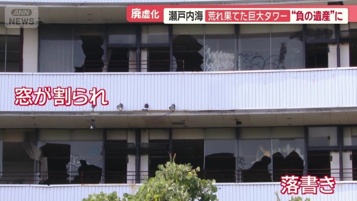 まさに荒れ果てた「廃墟」