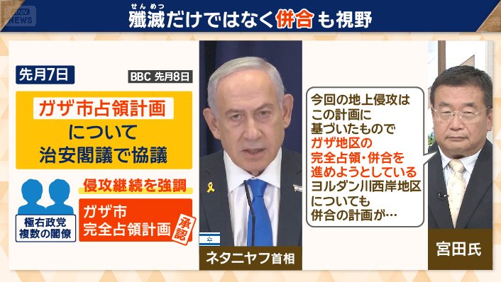 ガザ併合も視野に入れているとの情報も