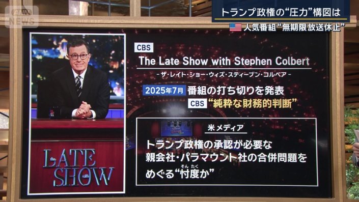 CBSテレビのトーク番組