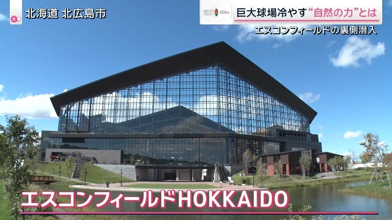巨大球場の裏側に潜入