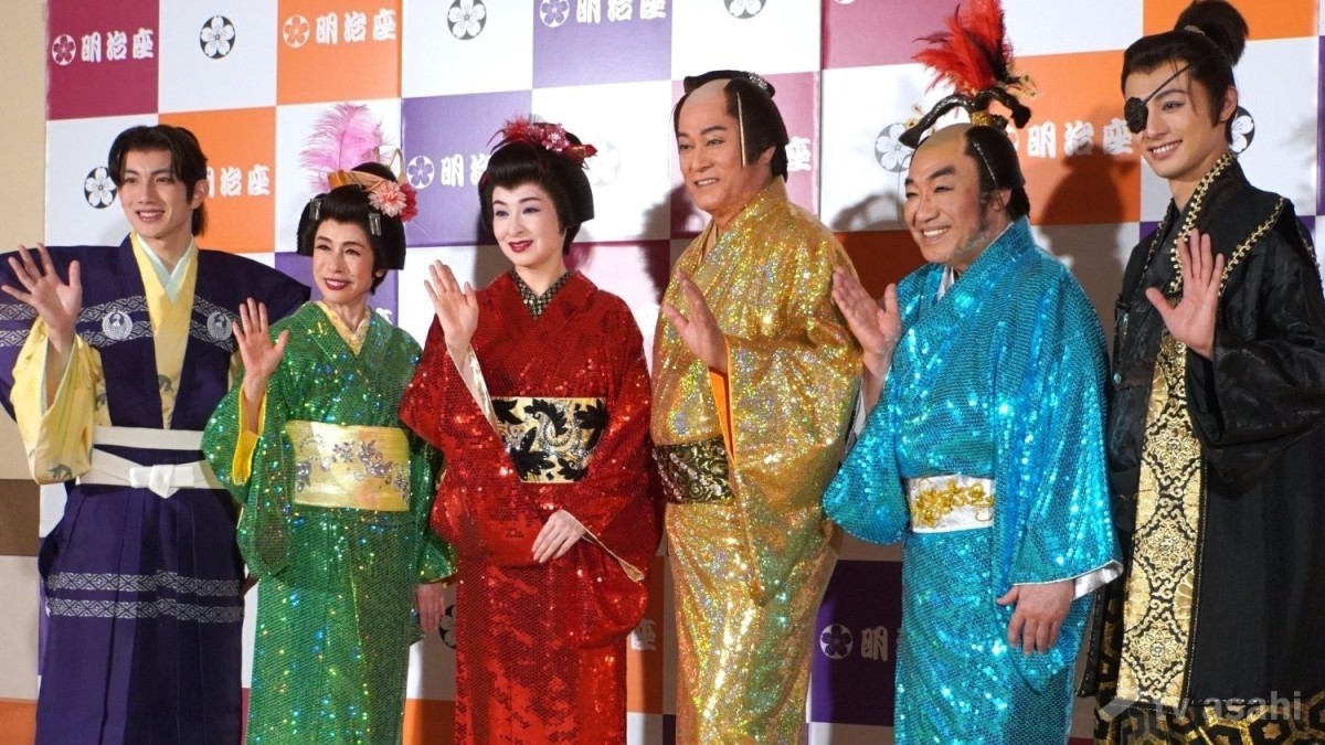 【エンタメ取材現場】松平健、檀れい、赤澤遼太郎、久本雅美、コロッケ、立花裕大　舞台「大逆転！戦国武将誉賑」合同取材会