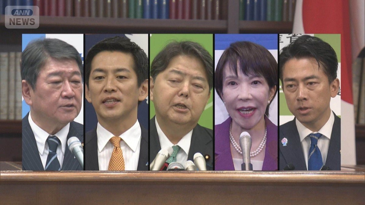 自民党総裁選挙 22日告示　小泉氏が会見「解党的出直し」　候補者は各地を視察