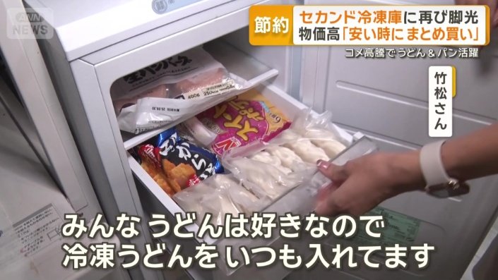 セカンド冷凍庫の中は…