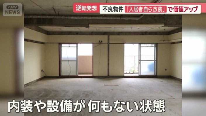 内装や設備が何もない状態