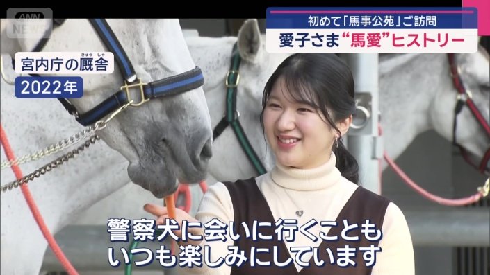 皇居内の厩舎（きゅうしゃ）