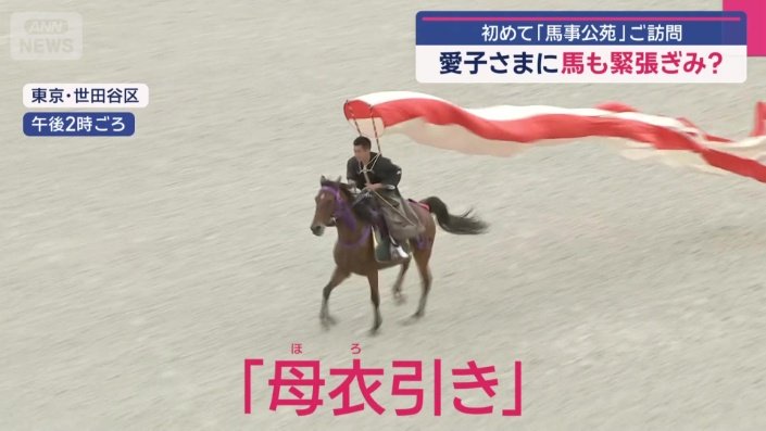 「母衣（ほろ）引き」
