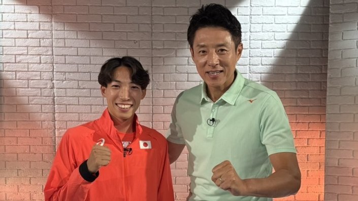 三浦選手（左）と松岡さん（右）