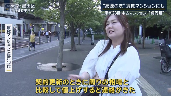 賃貸マンションに住む40代（東京・墨田区）