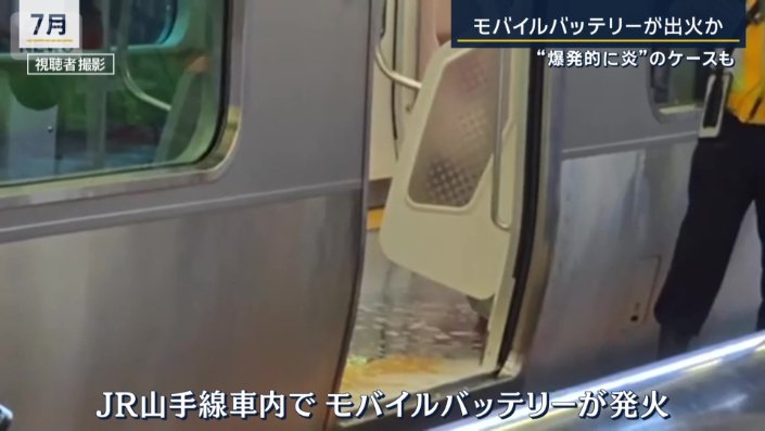 JR山手線の車内