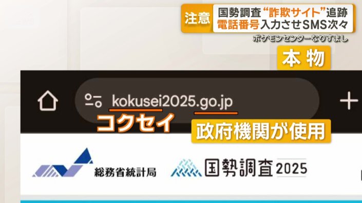 正しいサイトのURL