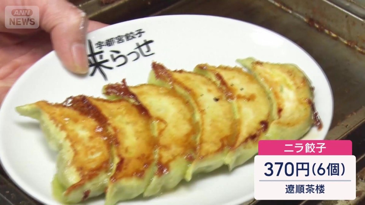 ニラ餃子6個入り370円