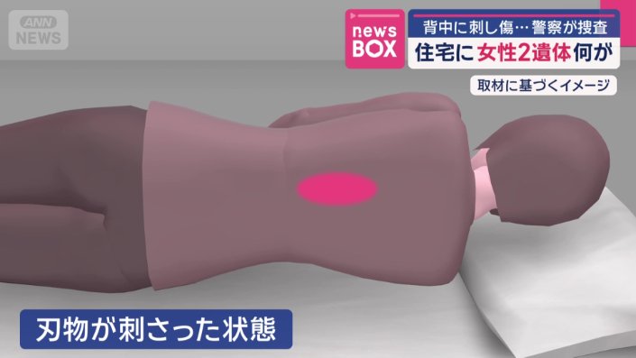 70代くらいの女性の遺体