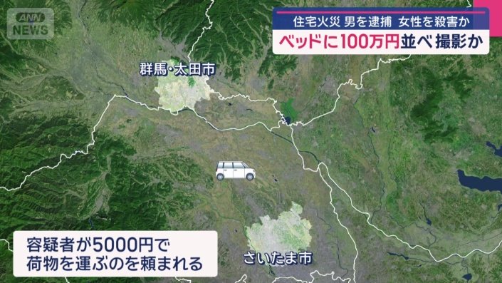 2人で車に乗り、さいたま市へ