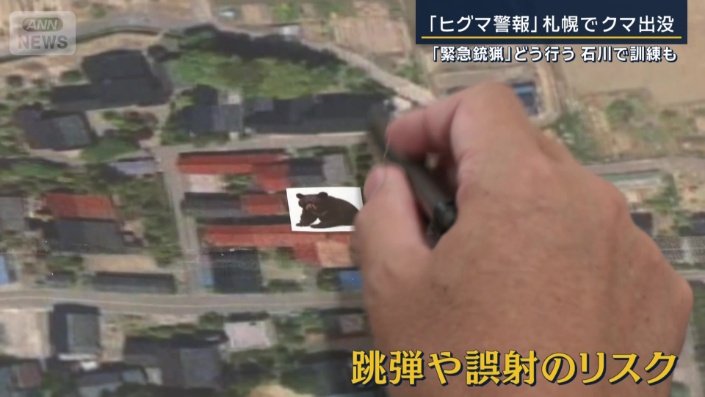 跳弾や誤射のリスクも