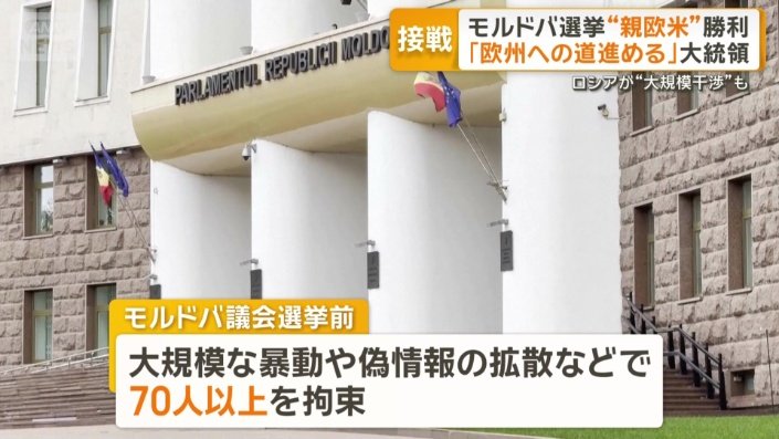 モルドバ議会選挙前