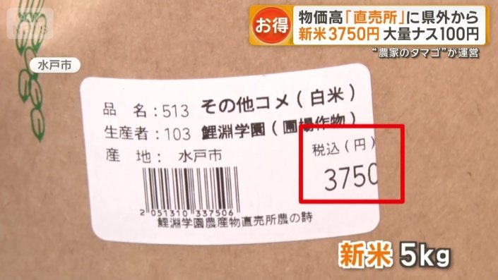 新米が3750円