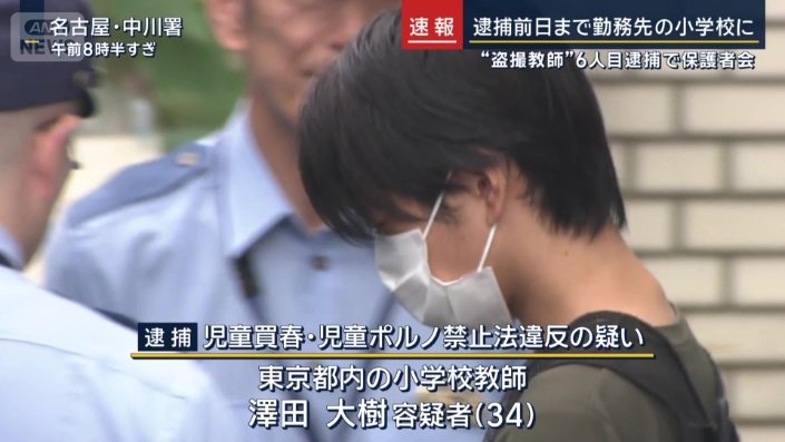 澤田大樹容疑者