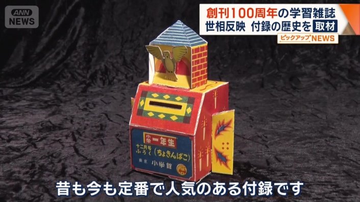 貯金箱は、定番で人気のある付録
