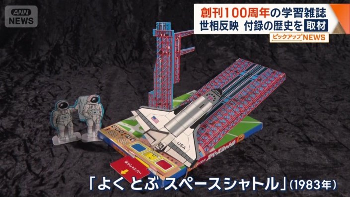 スペースシャトルを付録にしたことも