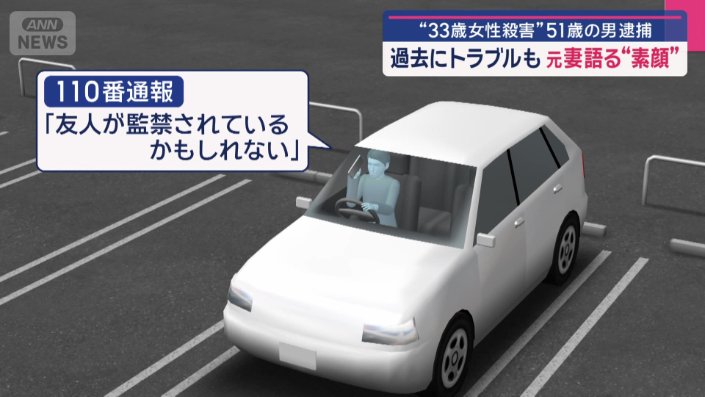 被害者の知人男性からの110番通報