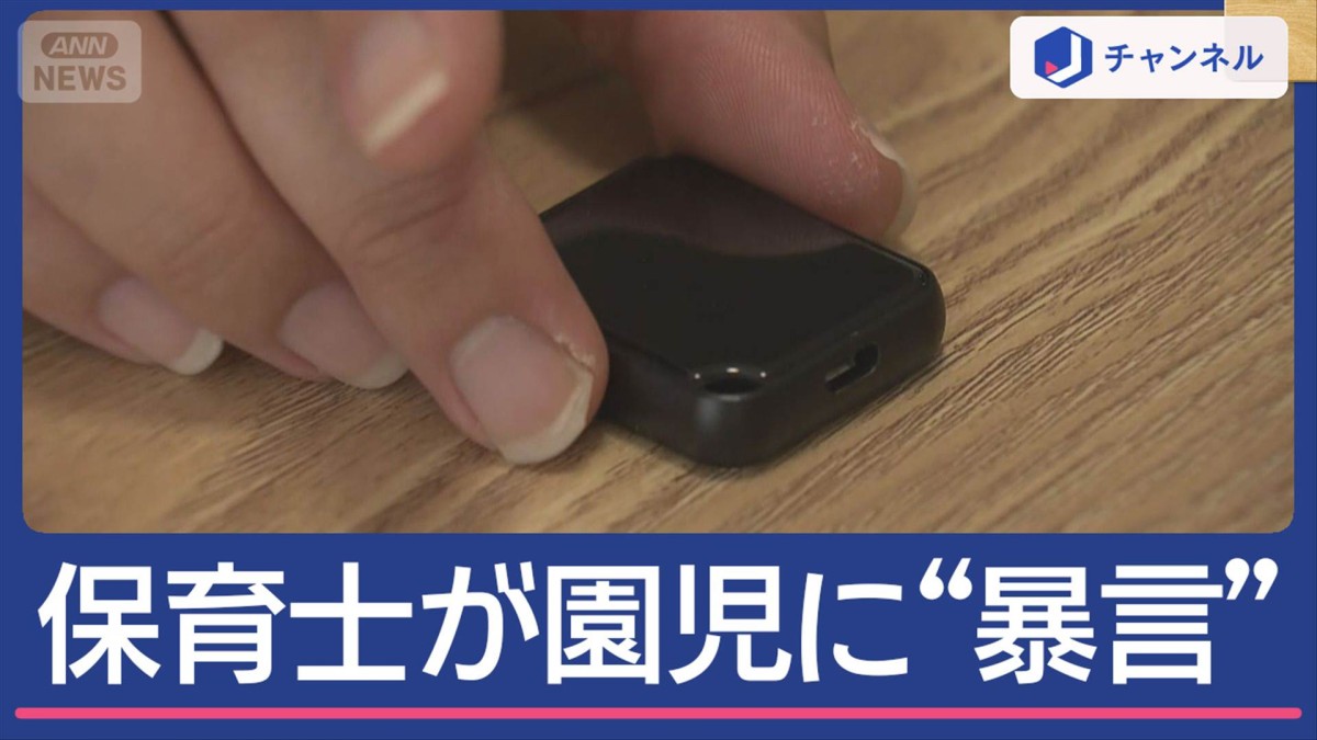 容姿からかう発言も…保育士が2歳園児に“暴言”音声入手