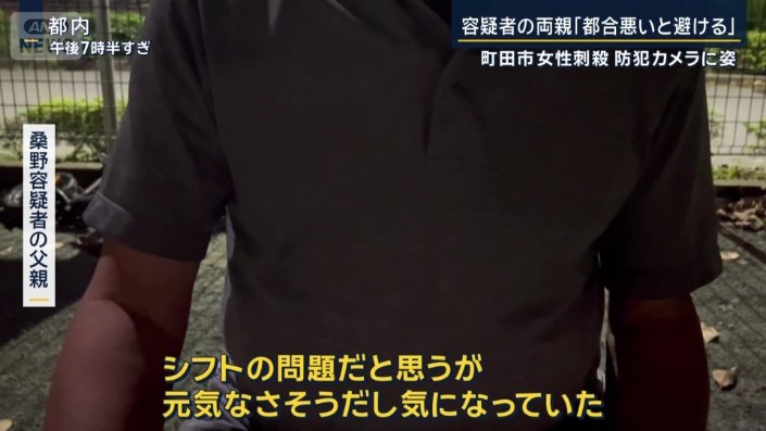 桑野容疑者の父親