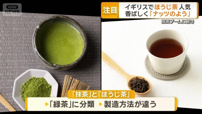 抹茶とほうじ茶は同じ緑茶に分類