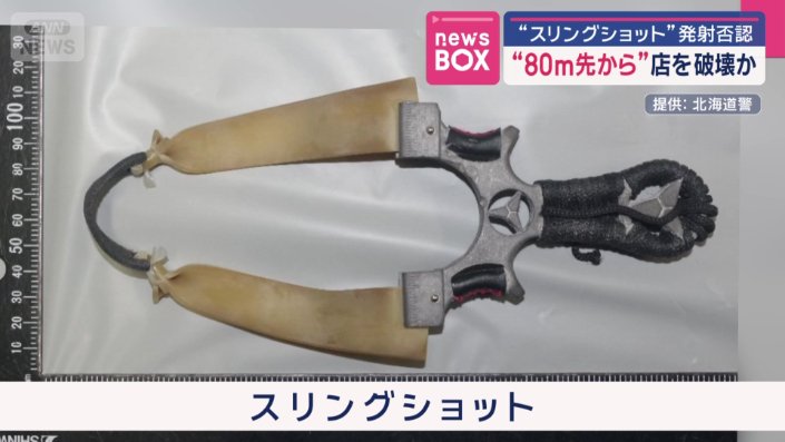 スリングショットと呼ばれるゴム銃