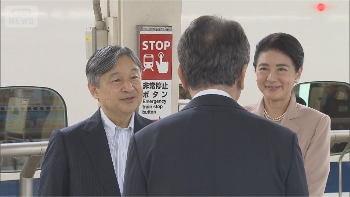 東京駅で挨拶