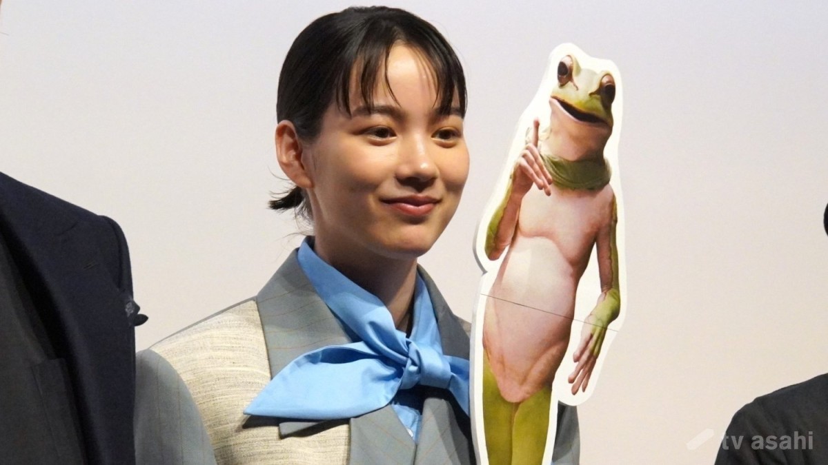 のん、“かえるくん”役に初挑戦！佐藤浩市も「頑張ったな」と絶賛