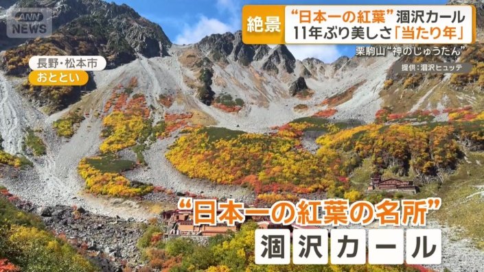 長野県松本市　「涸沢カール」