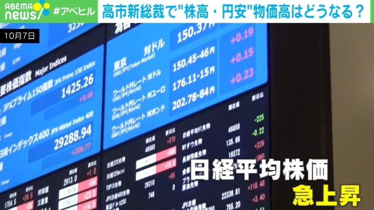「マーケットが過剰に反応しすぎ」高市政権で円安進行も…専門家が指摘 ニクヨ流「資産の守り方」と「投資の始め方」伝授も！