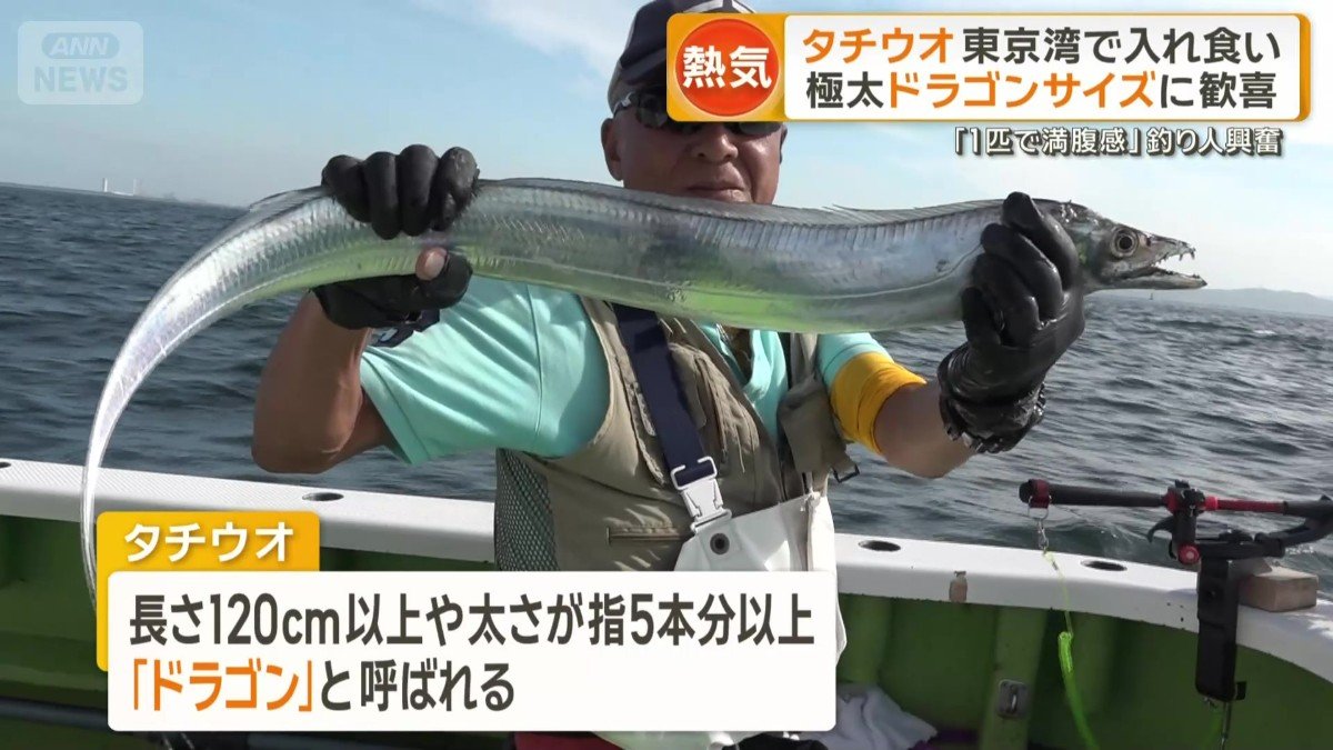 長さ120cm、太さ指5本以上の通称「ドラゴン」