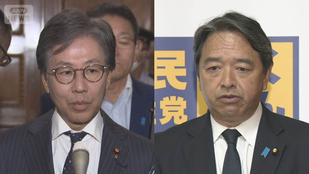 総理指名「玉木氏でも」一本化呼びかける立憲・安住幹事長にしぶる国民と維新
