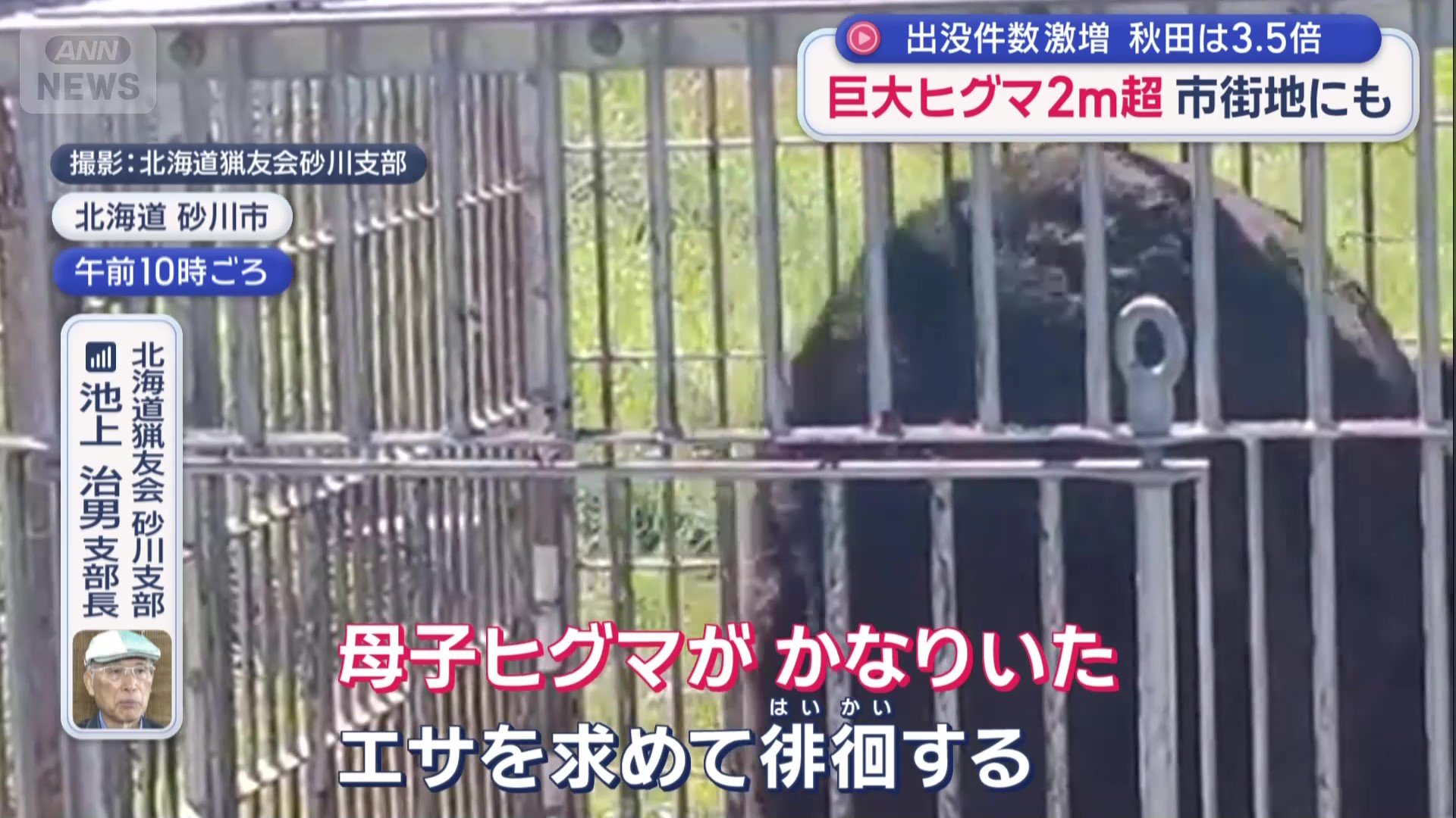 「捕獲しても、また入って来る」