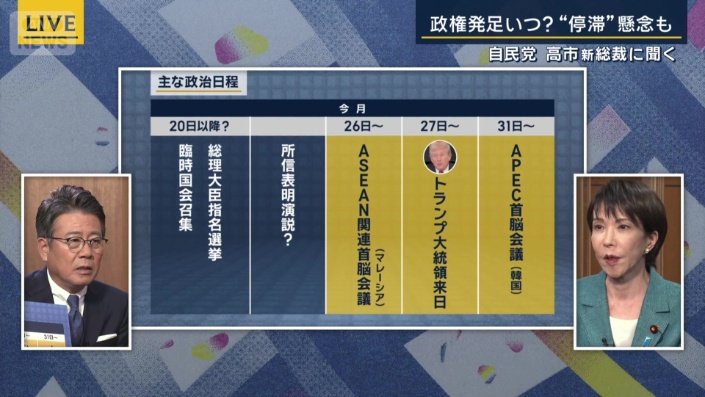 自民党　高市早苗総裁