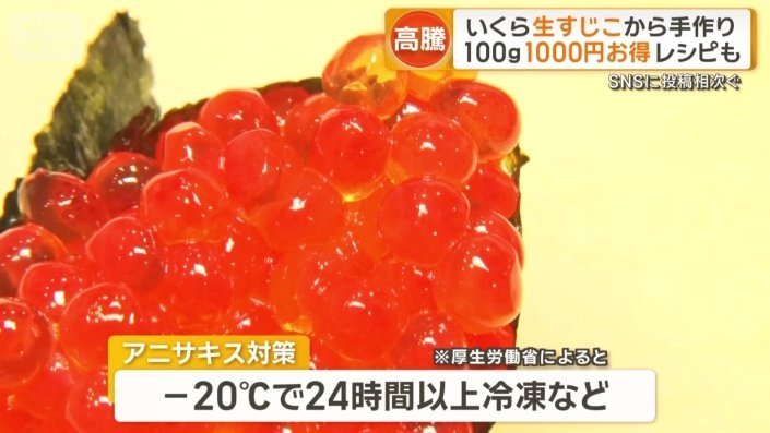 マイナス20℃で24時間以上冷凍