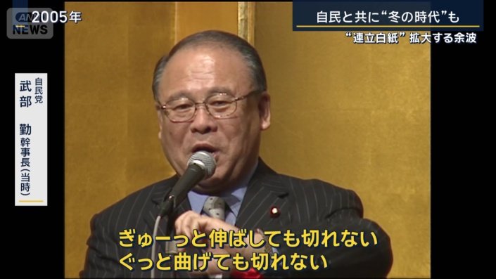 自民党　武部勤幹事長（2005年当時）
