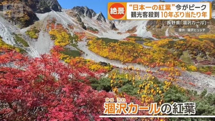 涸沢カールの紅葉