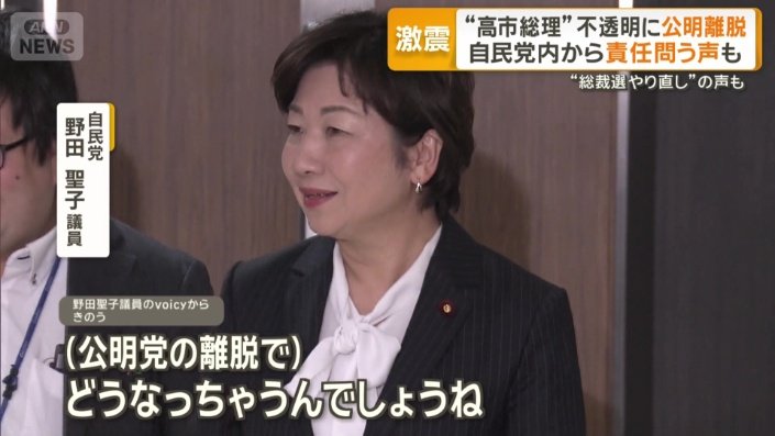 自民党　野田聖子衆院議員