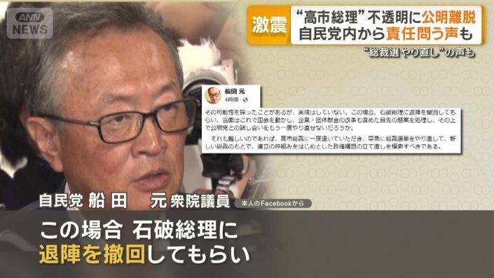 自民党　船田元衆院議員