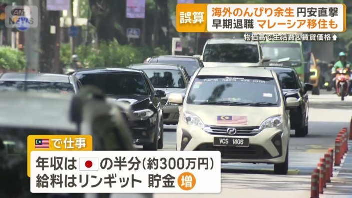 給料がリンギットのため貯金は増えている