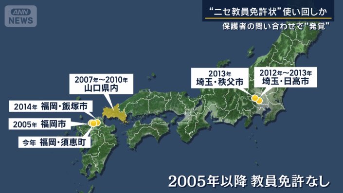 教員免許なし