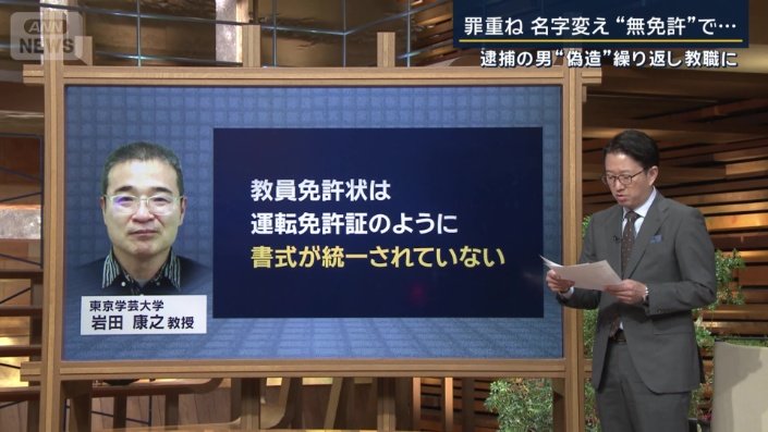 東京学芸大学の岩田康之教授