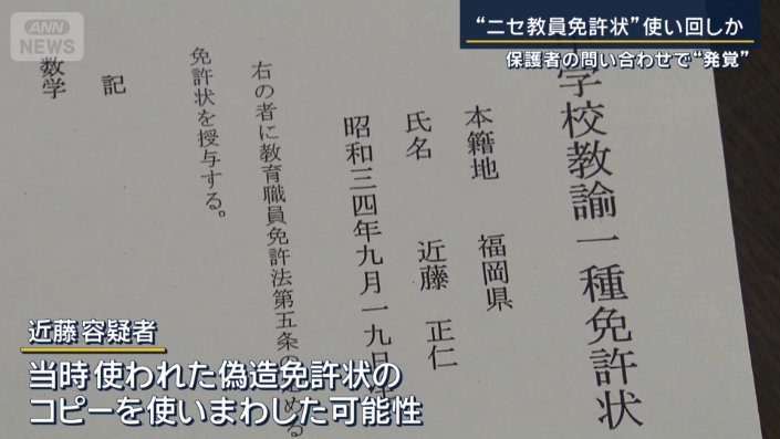 近藤容疑者