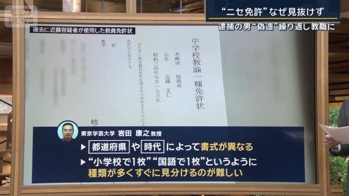 東京学芸大学の岩田康之教授